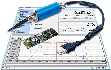 Sensor Interface with USB: LCV-USB3